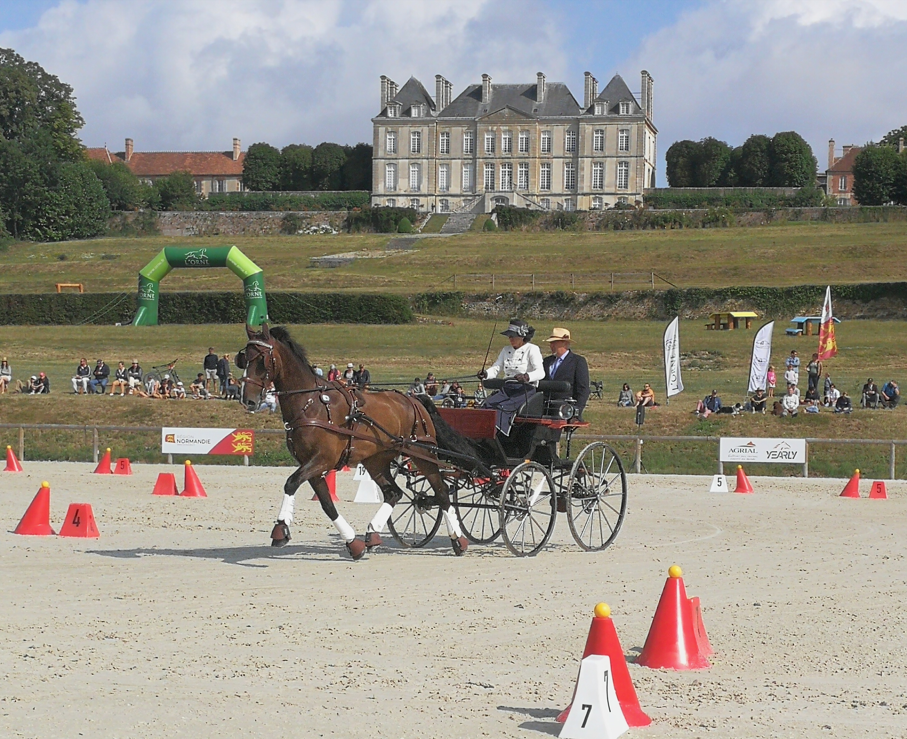 REPRESENTACION NAVARRA EN EL CONCURSO FEI ** ENGANCHES DE HARAS DU PIN (FRANCIA)